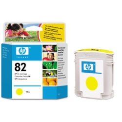 HP C4913A No 82 Yellow Ink Cartridge 69ml - GENUINE