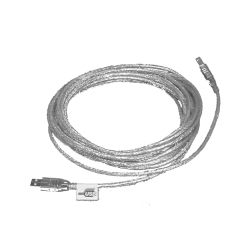 8Ware UC-2000AB USB 2.0 Certified Cable A-B 50cm Transparent Metal Sheath UL Approved