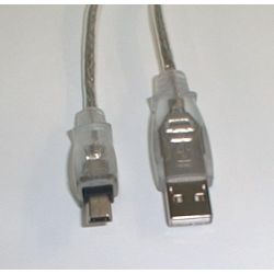 8Ware UC-2003ABN USB 2.0 Certified Cable A-B 5-Pin Mini 3m