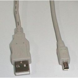 8Ware UC-2403ABN USB 2.0 Certified Cable A-B 4-Pin Mini 3m