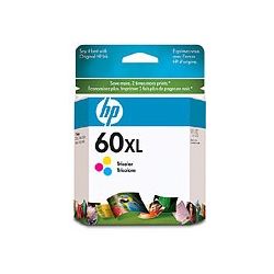 HP CC644WA No 60XL High Yield Tri-Colour Ink Cartridge (0.440K) - GENUINE