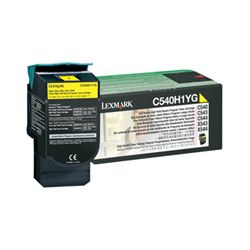 Lexmark C540H1YG Return Program High Yield Yellow Toner Cartridge (2K) - GENUINE