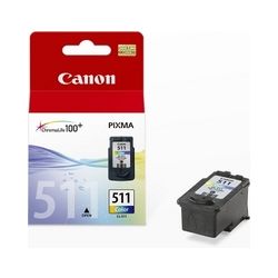 Canon CL511 CL-511 Tri-Colour Ink Cartridge (0.244K) - GENUINE