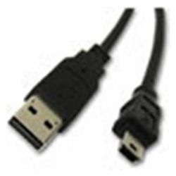 8Ware UC2-MINI2OEM USB 2.0 A Male -Mini B Cable 1m Black (10 Cables per bag)