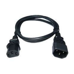 8Ware K3759-010 Power Cable Extension IEC-C13 Male - IEC-C13 Female PC to Monitor 1m