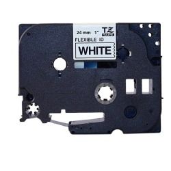 Brother TZ-FX211 Black Printing on White Tape