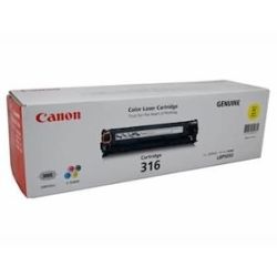 Canon CART316Y Yellow Toner Cartridge (1.5K) - GENUINE