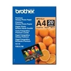 Brother BP-61GLA A4 GLOSSY PAPER (20 SHEETS) 190 GSM