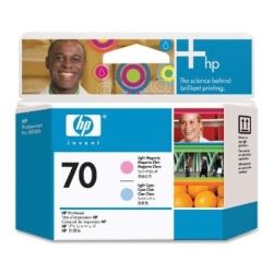 HP C9405A No.70 Light Cyan and Light Magenta Printhead - GENUINE
