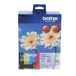 Brother LC39PVP Photo Value Pack - GENUINE