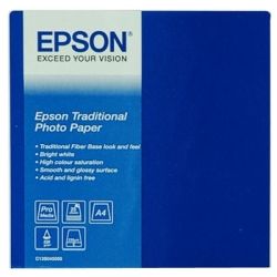 Epson C13S045050 S045050 Traditional Photo Paper A4 - 25 Sheets