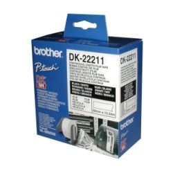 Brother DK22211 White Continuous Film Roll 29mm x 15.24m