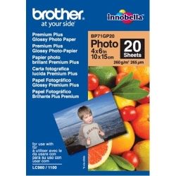 Brother 6x4 Prem Gloss Paper 20Pk  260 GSM (LS)