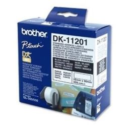 Brother DK-11201 White Standard Address Label - 29mm x 90mm