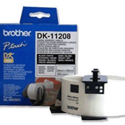 Brother DK-11208 White Standard Large Address Label 38mm x 90mm 400 Labels per roll