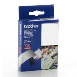 Brother TZE-N201 3.5mm Black on White Non Laminated TZ Tape