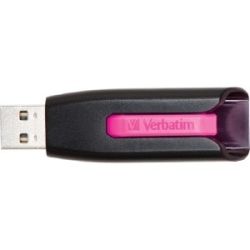 Verbatim Store'n'Go V3 16GB USB 3.0 Flash Drive - Hot Pink