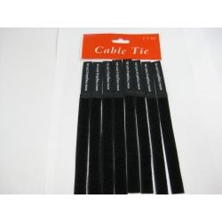 MEGABUY MBCTB17 MegaBuy Cable Ties 8 Pack - Black - 17cm