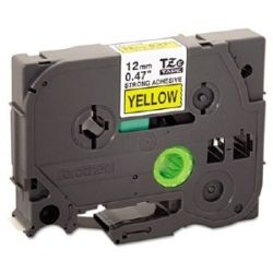 Brother TZE-S631 12mm Black on Yellow Strong Adhesive TZ Tape - GENUINE