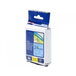 Brother TZE551 24mm Black on Blue TZ Tape - GENUINE