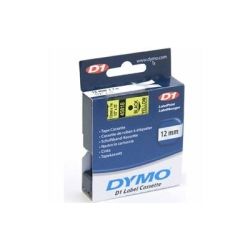 Dymo SD53718 D1 Label Cassette 24mm x 7m Black on Yellow