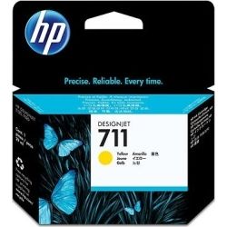 HP CZ136A 711 3-Pack Yellow Ink Cartridge - GENUINE