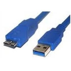 8Ware UC-3001AUB USB 3.0 Certified Cable - USB A Male to Micro-USB B Male, Blue 1m