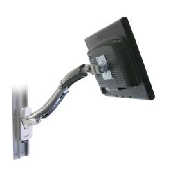 Ergotron 45-228-026 MX Wall Mount LCD Arm Polished Aluminium