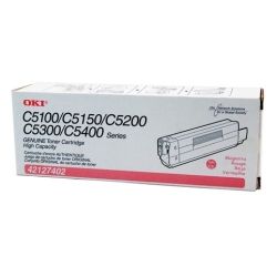 Oki 42127410 Magenta Toner Cartridge (5K) - GENUINE