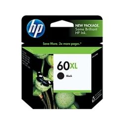 HP CC641WA No.60XL Black Ink Cartridge High Yield (0.6K) - GENUINE