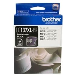 Brother LC137XLBK Black Ink Cartridge (1.2K) - GENUINE