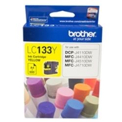 Brother LC133Y Yellow Ink Cartridge (0.6K) - GENUINE