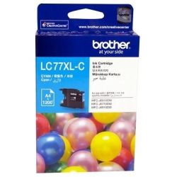 Brother LC77XLC Cyan Super High Yield Ink Cartridge (1.2K) - GENUINE