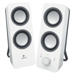 Logitech Z200 Multimedia Speakers Snow White