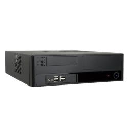 In Win BL641 mATX LP Black 300W 80+GOLD, FNT USB3.0 + HD Audio, 8CM Rear Fan, Partition PLATE, 3yr Wty