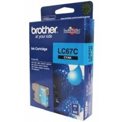 Brother LC67C Cyan Ink Cartridge (0.325K) - GENUINE