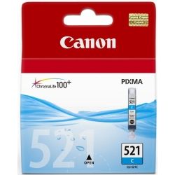 Canon CLI521C CLI-521C Cyan Ink Cartridge (0.5K) GENUINE