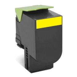 Lexmark 80C8HY0 808HY Yellow High Yield Return Toner Cartridge 3K, CX410/CX510