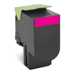 Lexmark 80C8HM0 808HM Magenta High Yield Return Toner Cartridge 3K, CX410/CX510