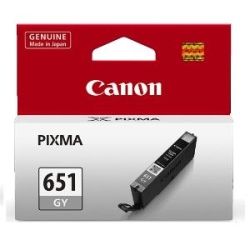Canon CLI651GY Grey Ink Cartridge - GENUINE