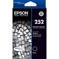 Epson 252 STD Capacity DURABrite Ultra Black Ink for WorkForce Pro WF-3620, 3640, 7610, 7620