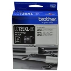 Brother LC-139XL Black Ink Cartridge to Suit MFC-J6520DW J6720DW J6920DW up to 2400 Page Yield