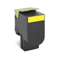 Lexmark 70C8HYE 708HYE Yellow High Yield Corporate Toner Cartridge 3K, CS310/CS410/CS510
