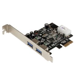 StarTech STARTECH.COM 2 PORT PCIe USB3.0 CARD Low PROFILE UASP 2YR