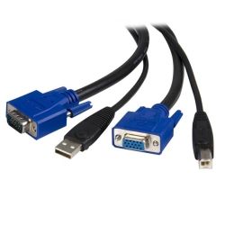 StarTech STARTECH.COM 1.8M 2-in-1 USB KVM CABLE USB VGA KVM CABLE LTW