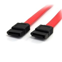 StarTech STARTECH.COM 45CM SATA CABLE 7 PIN CONNECTOR 6Gbps RED LTW