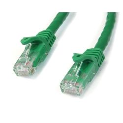 StarTech 15m 50ft CAT6 Ethernet Cable Black Snagless Gigabit 100W PoE UTP 650MHz Category 6 Patch Cord UL Certified Wiring/TIA 15m Black CAT6 Ethernet cable delivers Multi Gigabit 1/2.5/5Gbps 