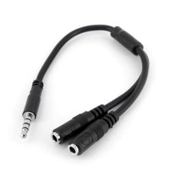 StarTech Headset Adapter for Headsets with Separate headphone/Microphone plugs 3.5mm 4 Position to 2x 3 Position 3.5mm M/F