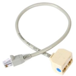 StarTech STARTECH.COM RJ45 SPLITTER Cable ADAPTER CAT5/CAT5E Cable DROP LTW