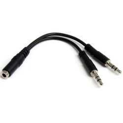 StarTech STARTECH.COM 3.5MM Stereo SPLITTER CABLE 4-POSITION TO 2X 3-POSITION F TO M LTW